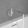 Villeroy & Boch Loop & Friends Wall-Mounted Bath Spout - Chrome