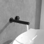 Villeroy & Boch Loop & Friends Wall-Mounted Single-Lever Basin Mixer - Matt Black