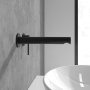 Villeroy & Boch Loop & Friends Wall-Mounted Single-Lever Basin Mixer - Matt Black