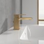 Villeroy & Boch Subway 3.0 Single-Lever Mini Basin Mixer with Pop-Up Waste - Brushed Gold