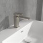 Villeroy & Boch Subway 3.0 Single Lever Basin Mixer - Matt Brushed Nickel