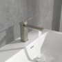 Villeroy & Boch Subway 3.0 Single Lever Basin Mixer - Matt Brushed Nickel