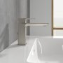 Villeroy & Boch Subway 3.0 Single-Lever Basin Mixer with Pop-Up Waste - Matt Brushed Nickel