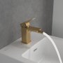 Villeroy & Boch Subway 3.0 Single-Lever Bidet Mixer - Brushed Gold