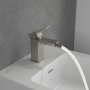 Villeroy & Boch Subway 3.0 Single-Lever Bidet Mixer - Matt Brushed Nickel