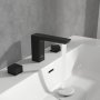 Villeroy & Boch Subway 3.0 Three-Hole Basin Mixer - Matt Black