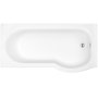 Trojan Concert 1675 x 750mm P Shaped Right Hand Shower Bath