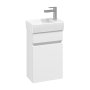 Villeroy & Boch Arto 360mm 1 Door Right Hand Vanity Unit with White Basin - Satin White