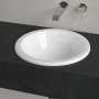 Villeroy & Boch Loop & Friends 450 x 450 x 210mm Inset Basin with Overflow - White Alpin