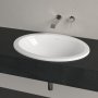 Villeroy & Boch Loop & Friends 660 x 470 x 220mm Inset Basin with Overflow - White Alpin