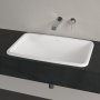 Villeroy & Boch Loop & Friends 675 x 450 x 185mm Inset Basin with Overflow - White Alpin