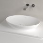 Villeroy & Boch Loop & Friends 560mm Oval Countertop Basin without Overflow - White Alpin