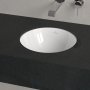 Villeroy & Boch Loop & Friends 330mm Round Under Countertop Basin without Overflow - White Alpin