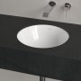 Villeroy & Boch Loop & Friends 380mm Round Under Countertop Basin with Overflow - White Alpin