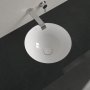 Villeroy & Boch Loop & Friends 380mm Round Under Countertop Basin with Overflow - White Alpin