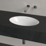 Villeroy & Boch Loop & Friends 485mm Oval Under Countertop Basin with Overflow - White Alpin