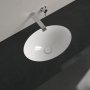 Villeroy & Boch Loop & Friends 485mm Oval Under Countertop Basin with Overflow - White Alpin