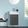 Geberit Selnova 450mm Vanity Unit & Basin - Lava