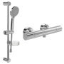 Villeroy & Boch Thermostatic Round Exposed Shower Mixer Set - Chrome