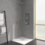 Villeroy & Boch Universal Concealed Dual Outlet Thermostatic Shower Valve - Matt Brushed Nickel