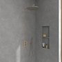 Villeroy & Boch Universal Concealed Dual Outlet Thermostatic Shower Valve - Matt Brushed Nickel