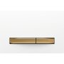 Geberit Sigma 50 Dual Flush Plate - Brass & White