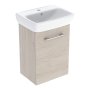 Geberit Selnova 450mm Vanity Unit & Basin - Light Hickory