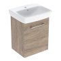 Geberit Selnova 500mm Vanity Unit & Basin - Hickory