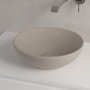 Villeroy & Boch Loop & Friends 380mm Round Countertop Basin with Overflow - Almond