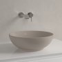 Villeroy & Boch Loop & Friends 380mm Round Countertop Basin with Overflow - Almond