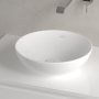 Villeroy & Boch Loop & Friends 380mm Round Countertop Basin with Overflow - Stone White