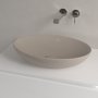 Villeroy & Boch Loop & Friends 560 x 380mm Oval Countertop Basin with Overflow - Almond