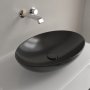 Villeroy & Boch Loop & Friends 560 x 380mm Oval Countertop Basin with Overflow - Black