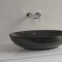 Villeroy & Boch Loop & Friends 560 x 380mm Oval Countertop Basin with Overflow - Black