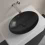 Villeroy & Boch Loop & Friends 560 x 380mm Oval Countertop Basin with Overflow - Black