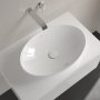 Villeroy & Boch Loop & Friends 560 x 380mm Oval Countertop Basin with Overflow - Stone White