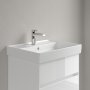 Villeroy & Boch Collaro 600mm Basin with 1 Tap Hole & Overflow - Stone White (CeramicPlus)