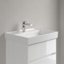 Villeroy & Boch Collaro 600mm Basin with 1 Tap Hole & without Overflow - Stone White (CeramicPlus)