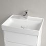 Villeroy & Boch Collaro 600mm Basin with 1 Tap Hole & without Overflow - Stone White (CeramicPlus)