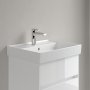 Villeroy & Boch Collaro 550mm Basin with 1 Tap Hole & Overflow - Stone White (CeramicPlus)