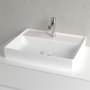 Villeroy & Boch Collaro 550mm Basin with 1 Tap Hole & without Overflow - White Alpin