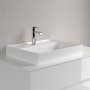 Villeroy & Boch Collaro 550mm Basin with 1 Tap Hole & without Overflow - Stone White (CeramicPlus)