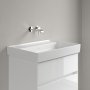 Villeroy & Boch Collaro 650mm Basin with 0 Tap Holes & without Overflow - Stone White (CeramicPlus)