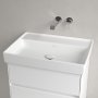 Villeroy & Boch Collaro 650mm Basin with 0 Tap Holes & without Overflow - Stone White (CeramicPlus)