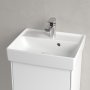 Villeroy & Boch Collaro 450mm Basin with 1 Tap Hole & Overflow - White Alpin