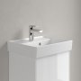 Villeroy & Boch Collaro 450mm Basin with 1 Tap Hole & Overflow - Stone White (CeramicPlus)