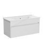 Vitra S50+ 1000mm 1 Drawer Vanity Unit & Basin - Gloss White