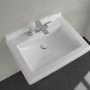 Villeroy & Boch Hommage 750mm 3 Tap Hole Basin - White Alpin