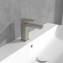 Villeroy & Boch Architectura Square Single-Lever Basin Mixer - Matt Brushed Nickel