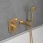 Villeroy & Boch Architectura Square Concealed Bath-Shower Mixer with Diverter - Brushed Gold